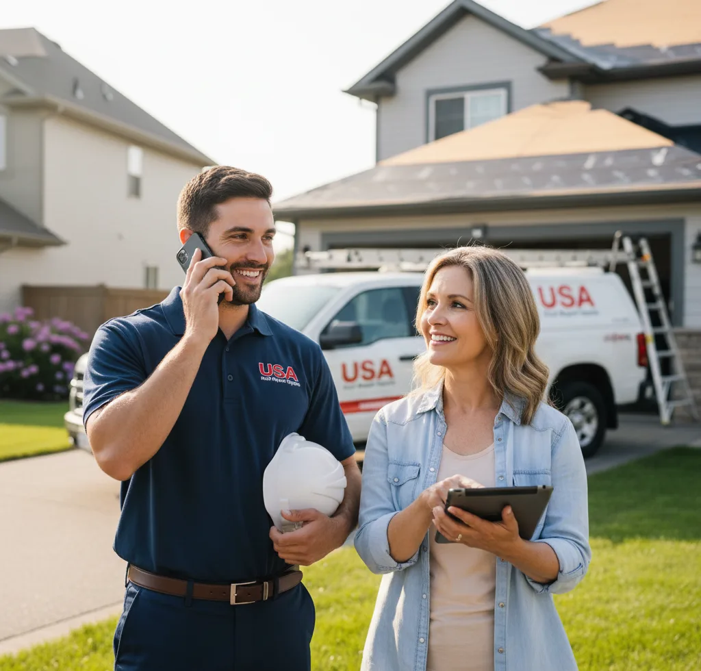 USA Roof Repair Experts customer support in Woodsville